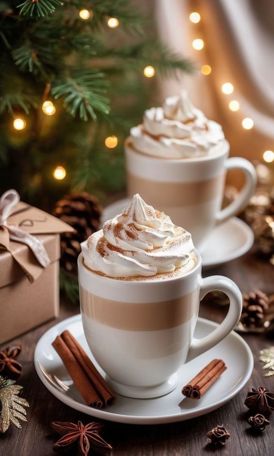 hot chocolate cute girly Christmas wallpapers 0024