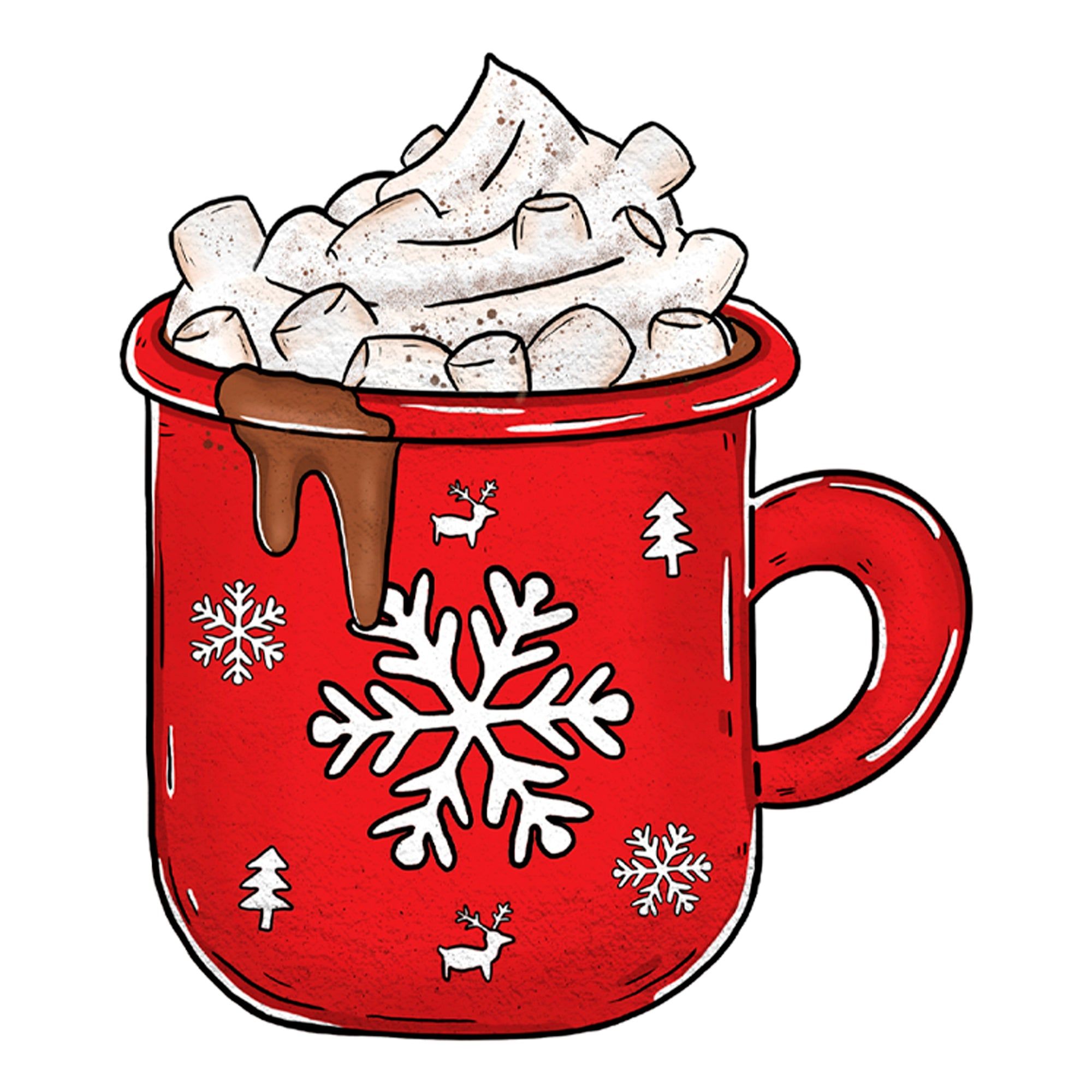 hot chocolate cute girly Christmas wallpapers 0025