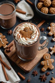 hot chocolate cute girly Christmas wallpapers 0028