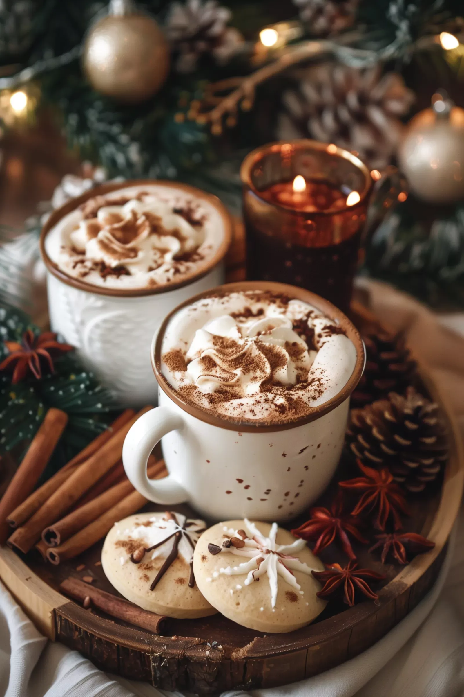 hot chocolate cute girly Christmas wallpapers 0038