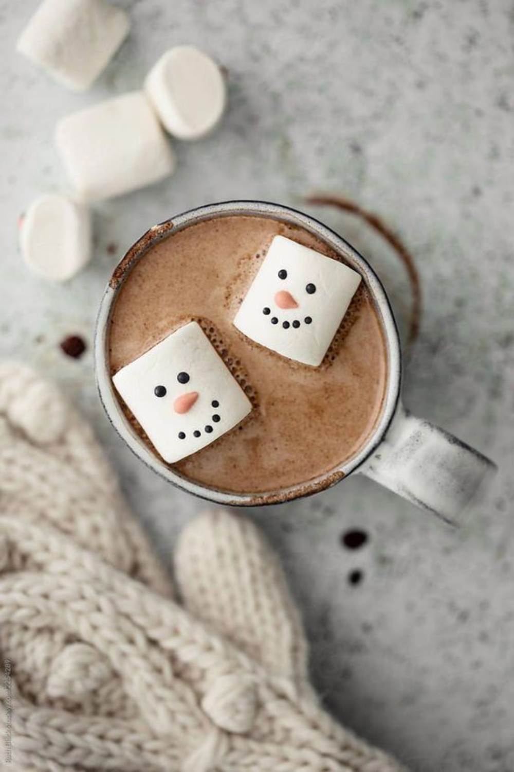 hot chocolate cute girly Christmas wallpapers 0055