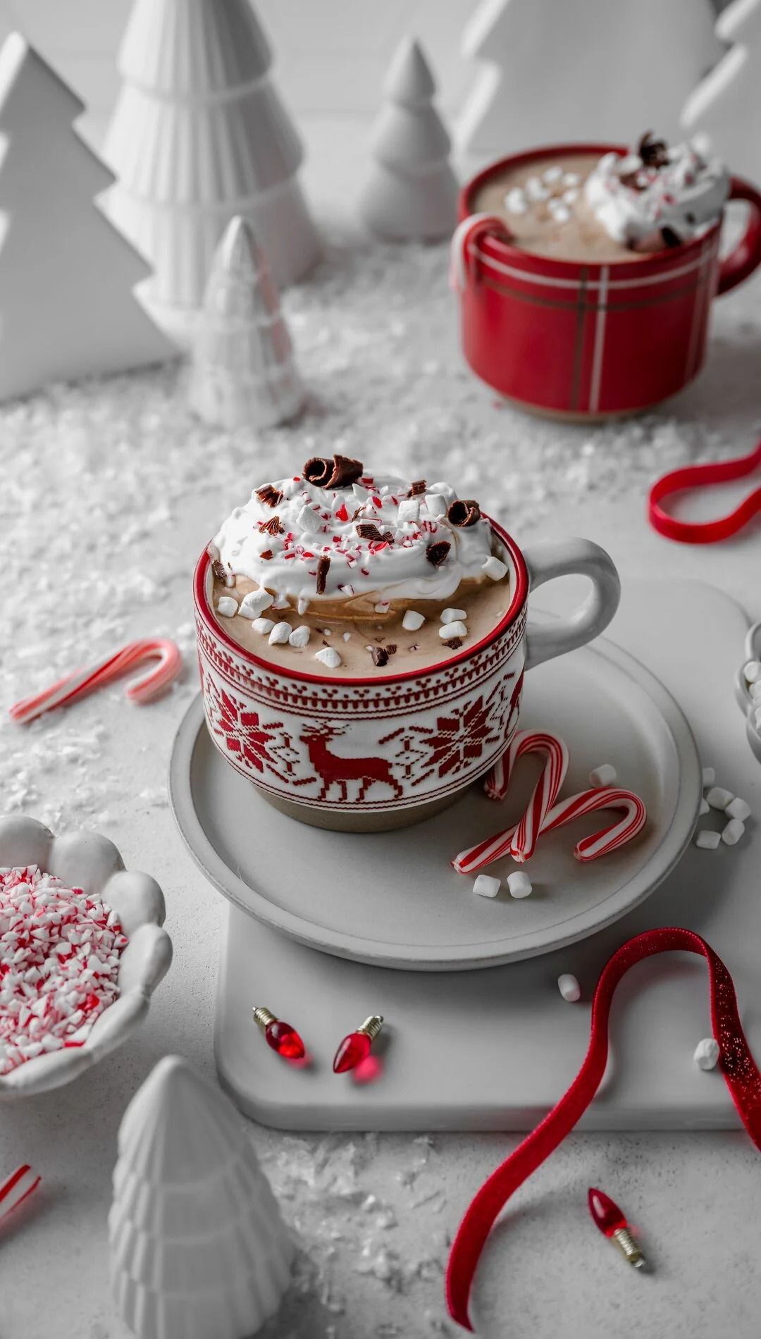 hot chocolate cute girly Christmas wallpapers 0078