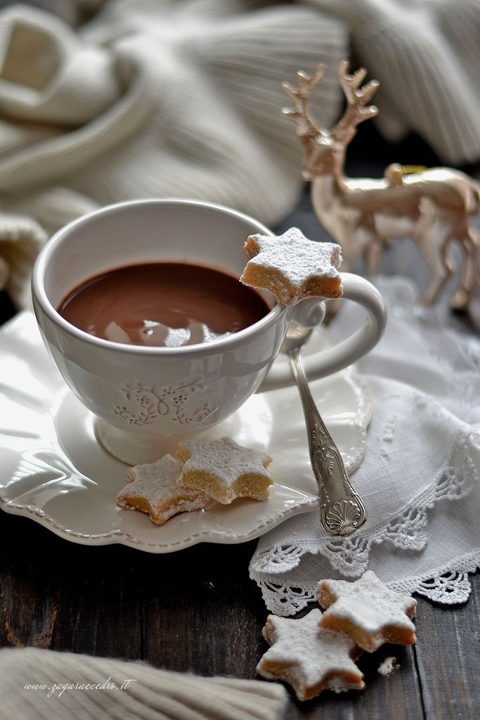 hot chocolate cute girly Christmas wallpapers 0083