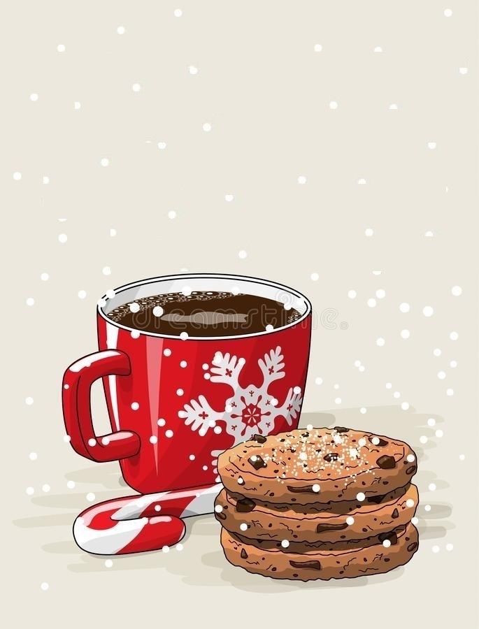 hot chocolate cute girly Christmas wallpapers 0087