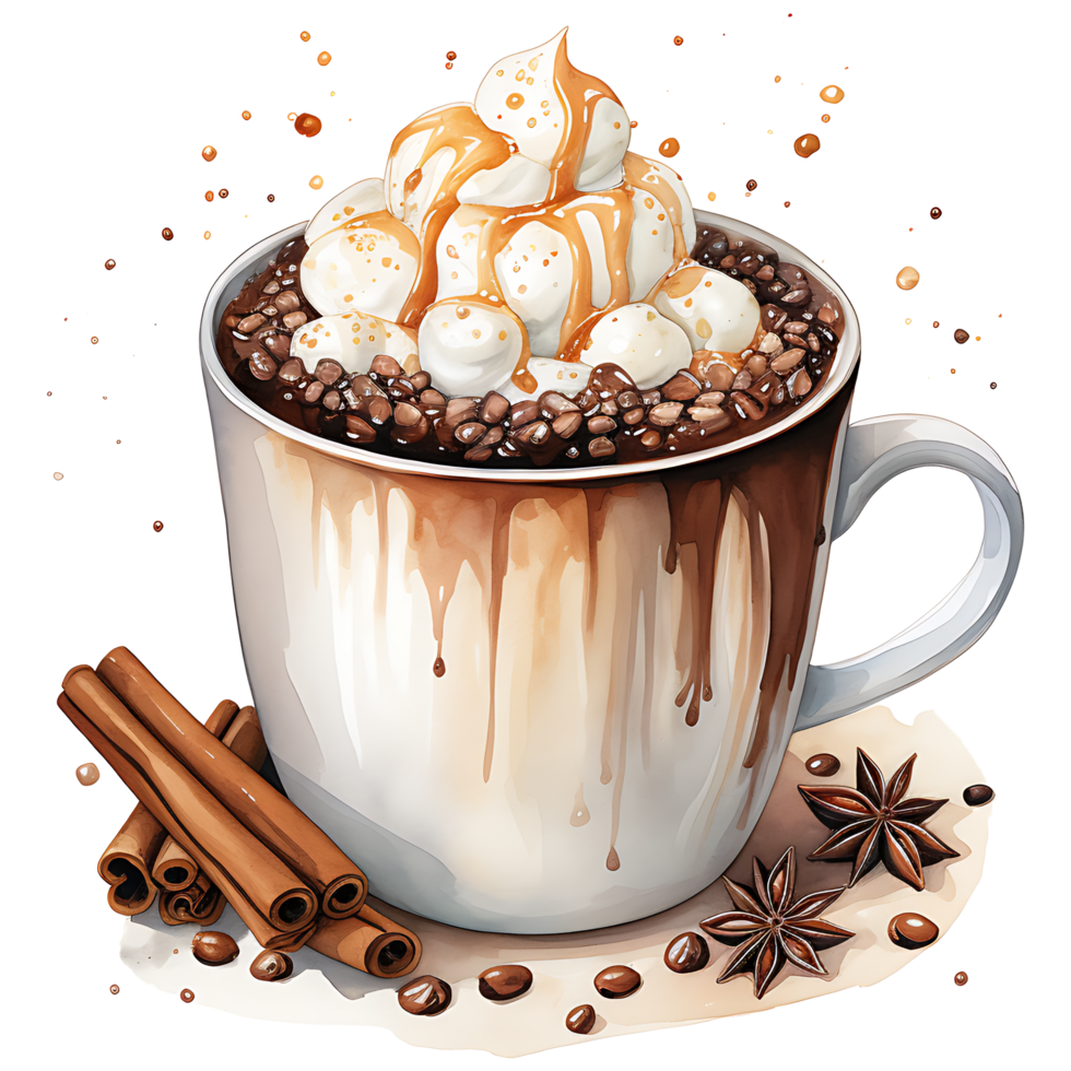 hot chocolate cute girly Christmas wallpapers 0098