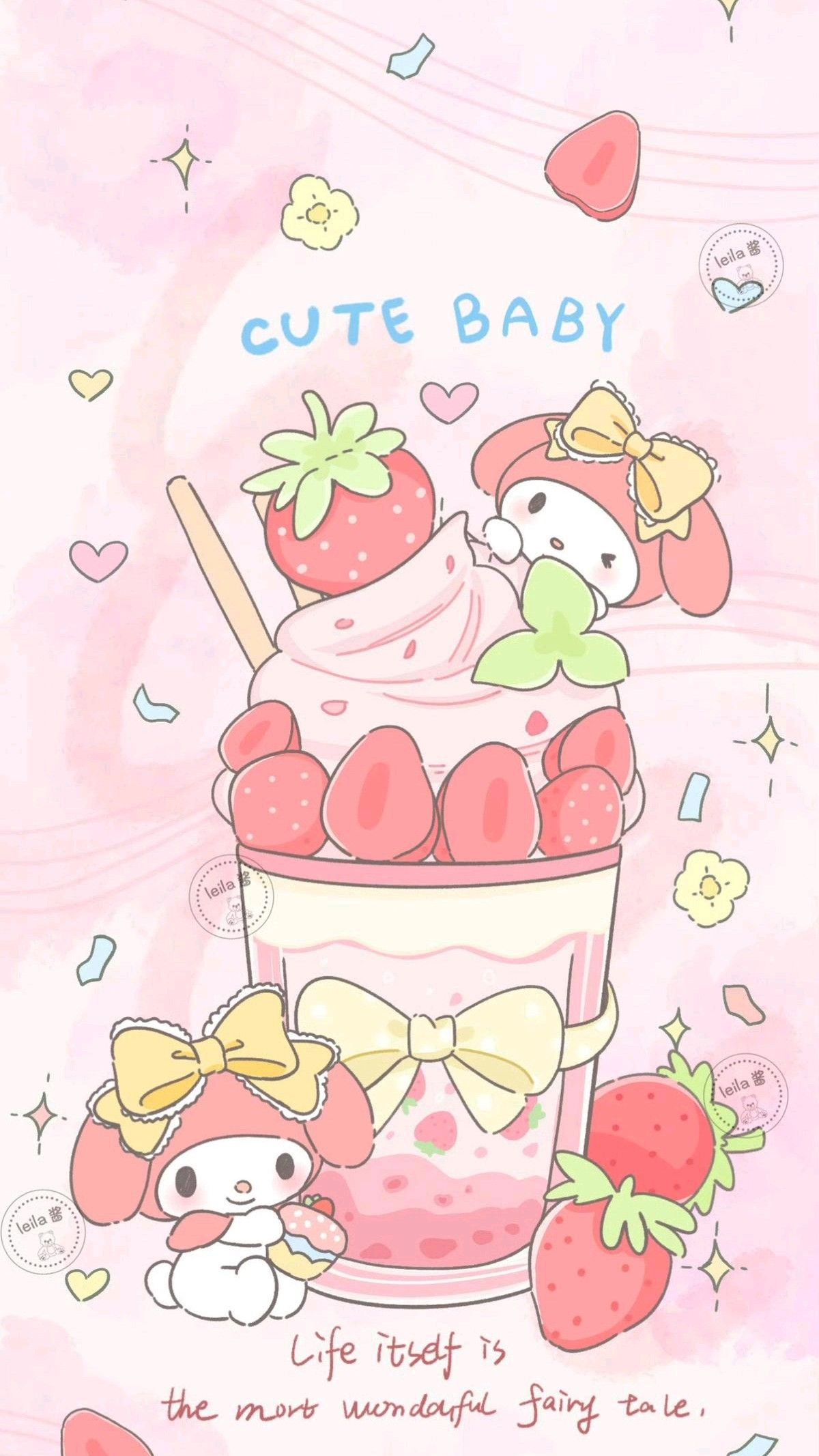 kawaii boba wallpapers