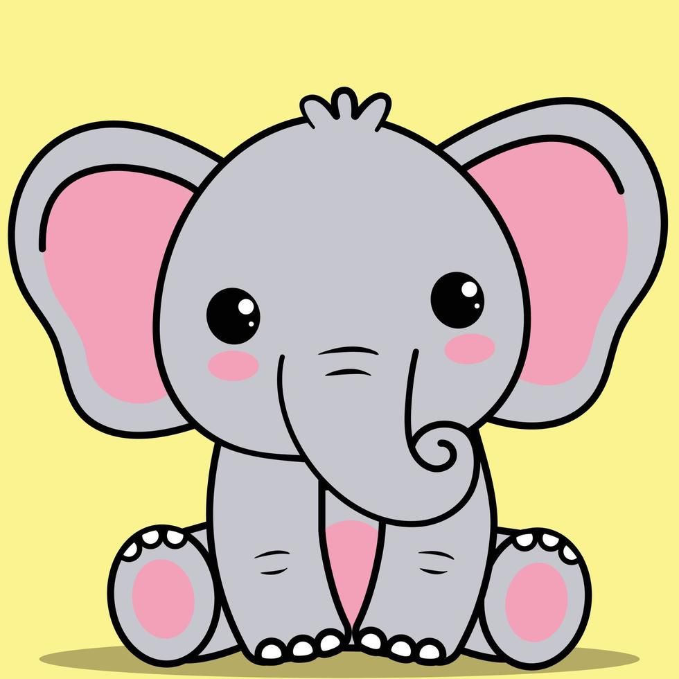 kawaii elephant wallpapers