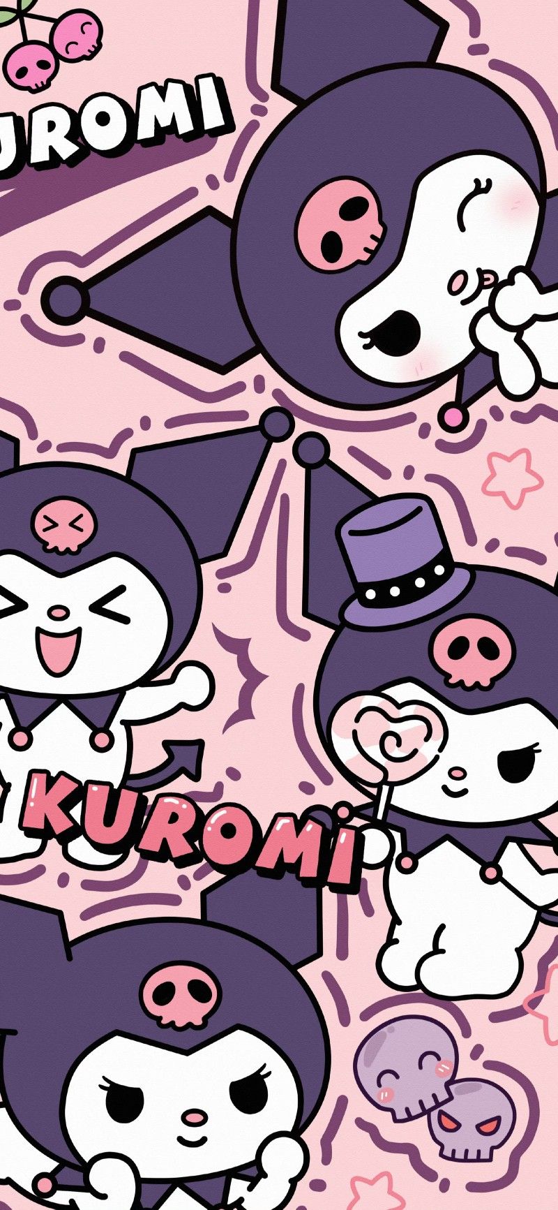 kawaii Kuromi designs for tablets