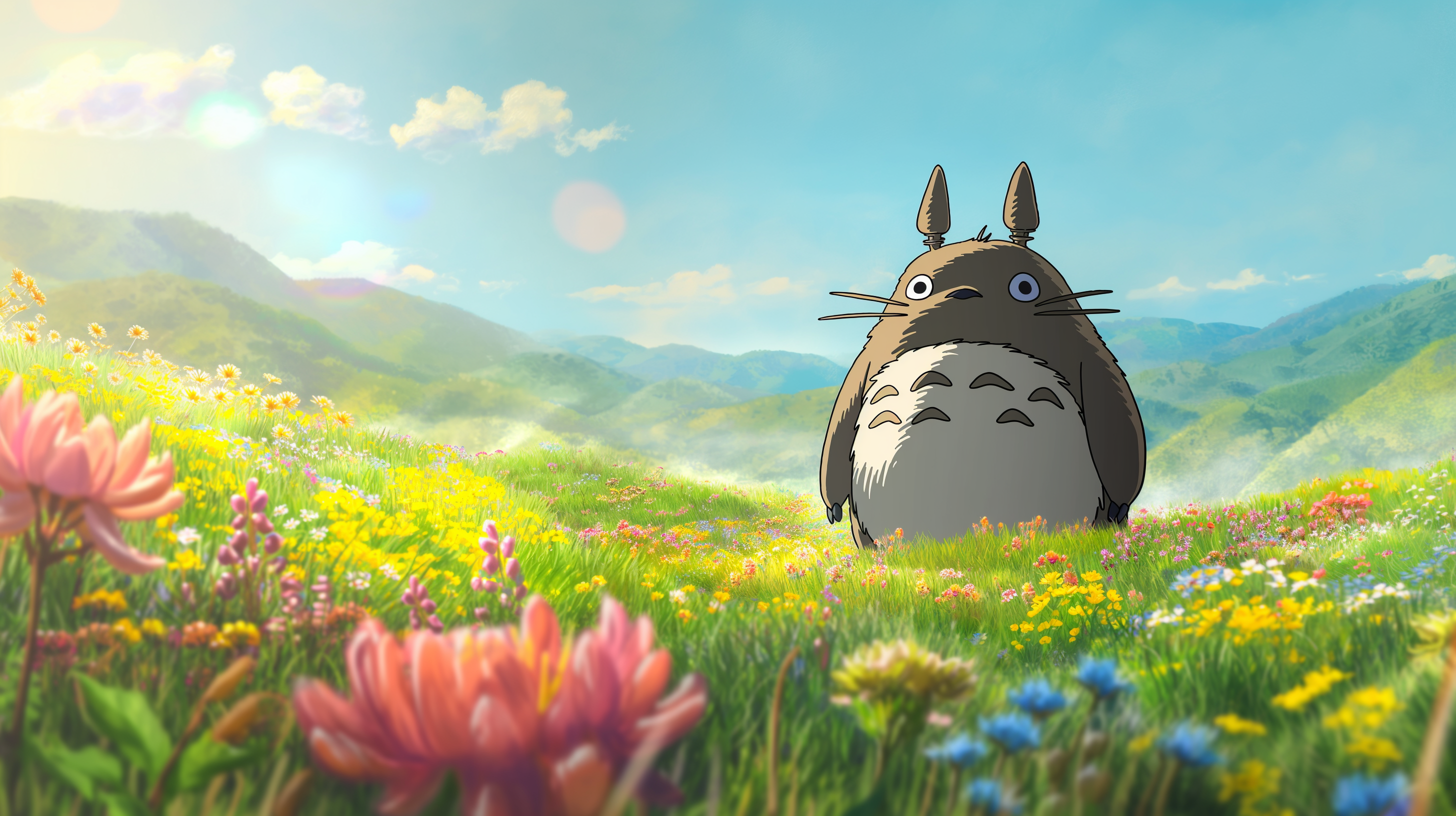 kawaii Totoro phone wallpapers