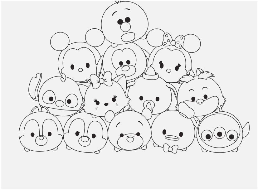 kawaii Tsum Tsum illustrations