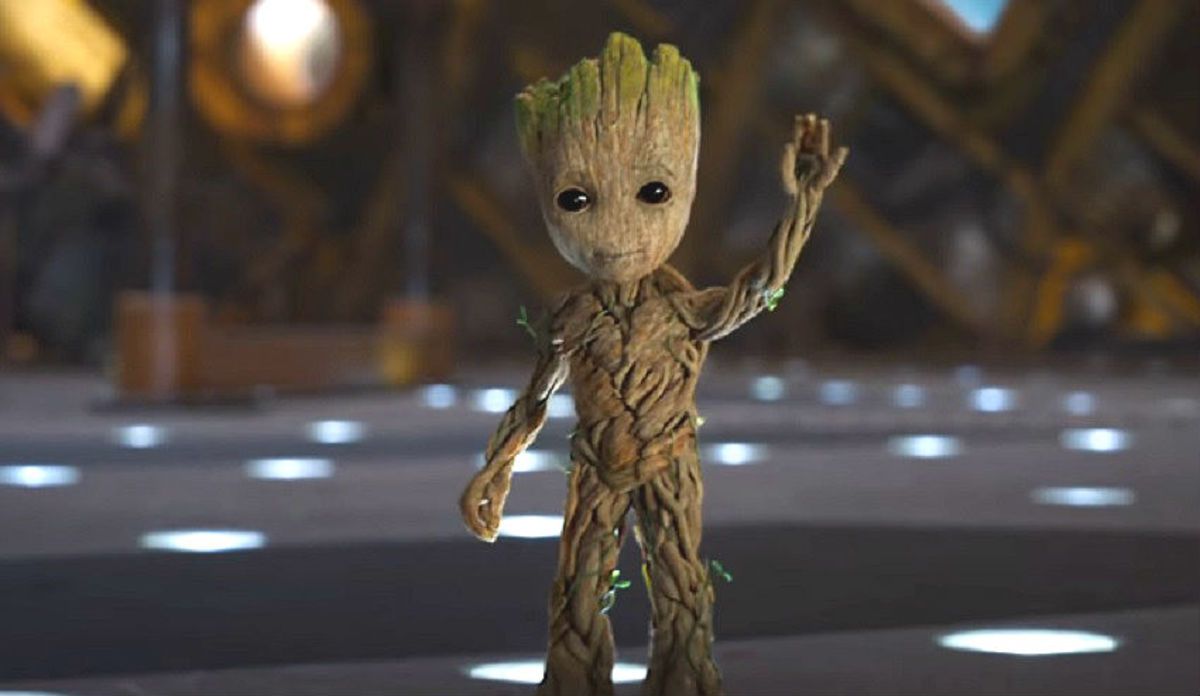 lovely cute Groot themed wallpapers