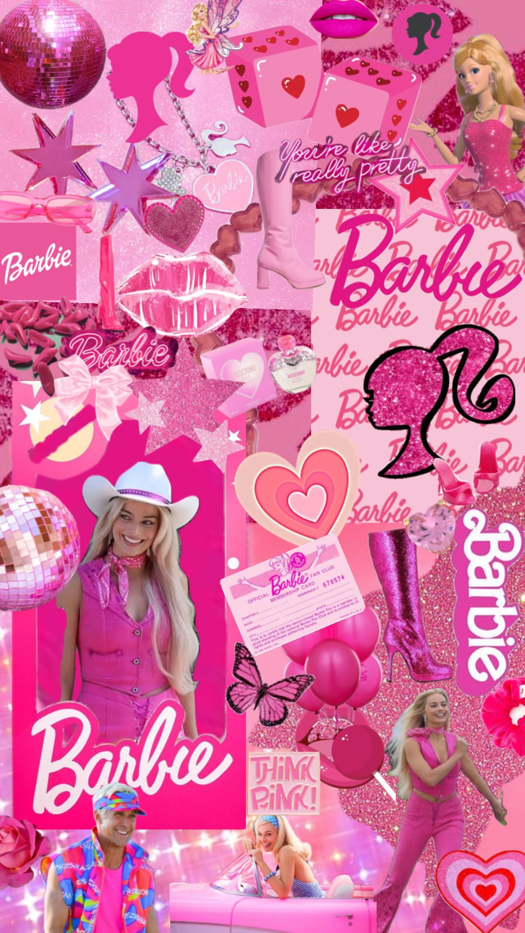 pastel Barbie cute wallpapers