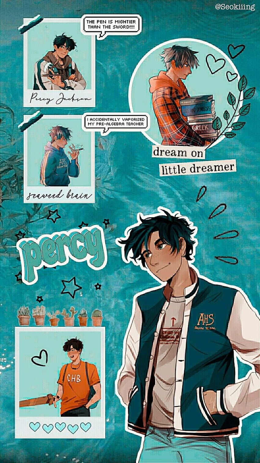 Percy Jackson themed cute wallpapers