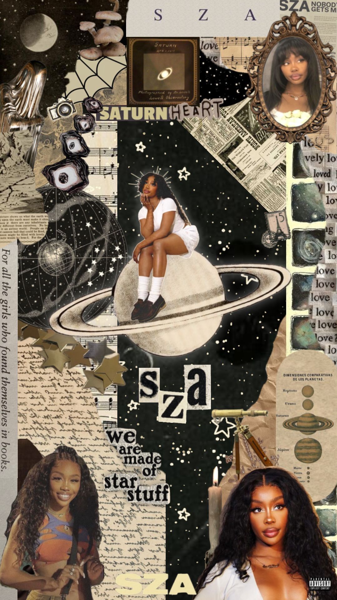 personalized cute SZA wallpapers