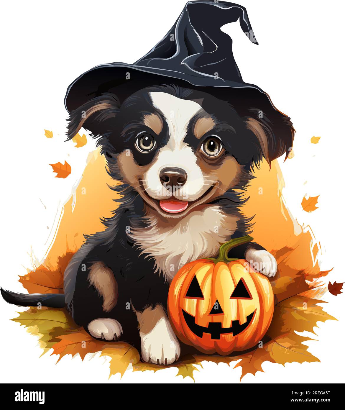 playful Pekingese illustrations for Halloween