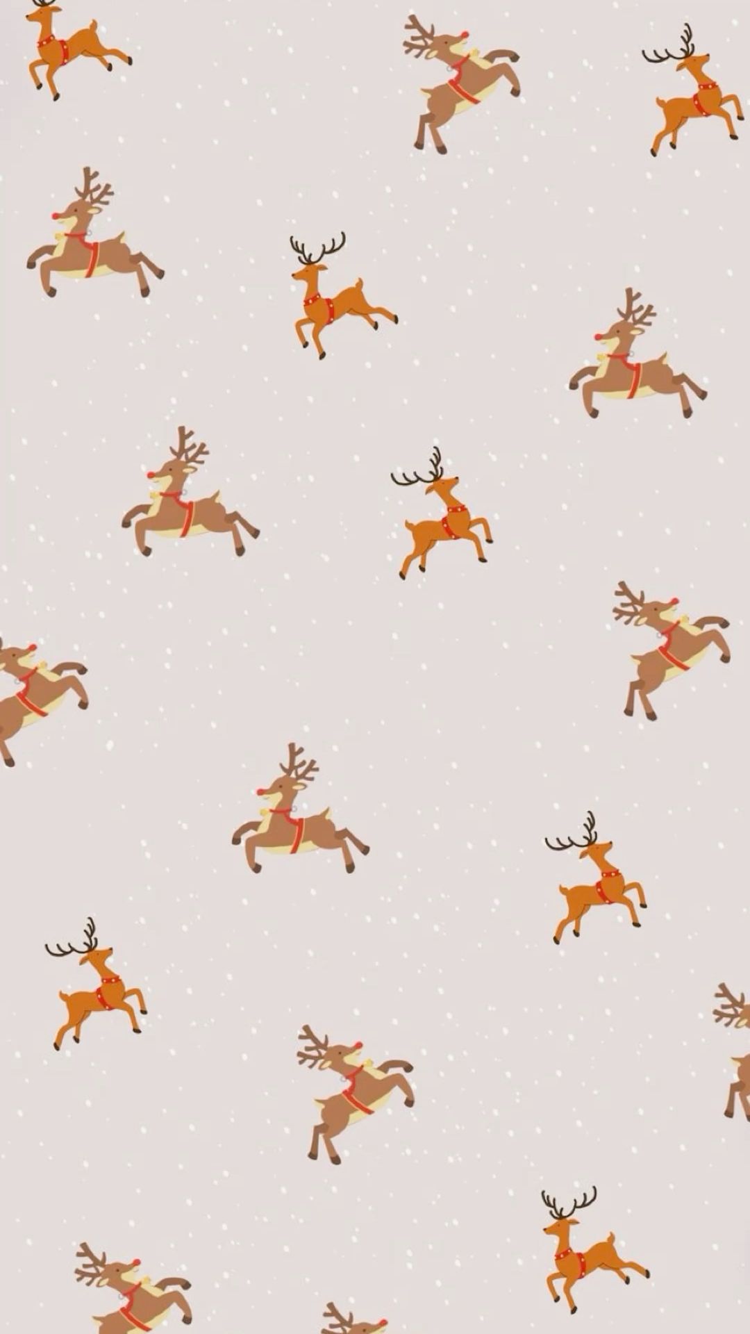 playful reindeer wallpaper collection