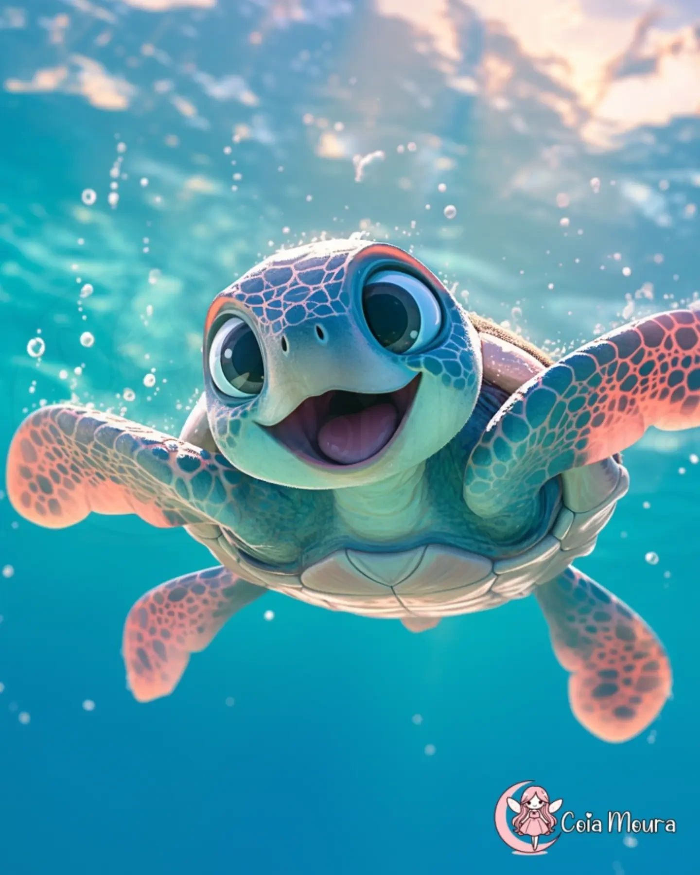 playful turtle-themed wallpapers