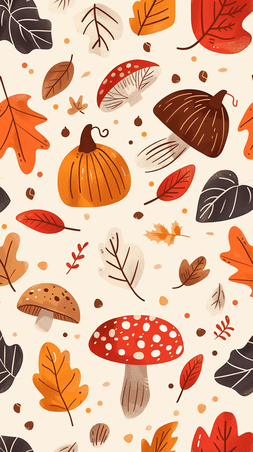 seasonal cute november wallpaper designs