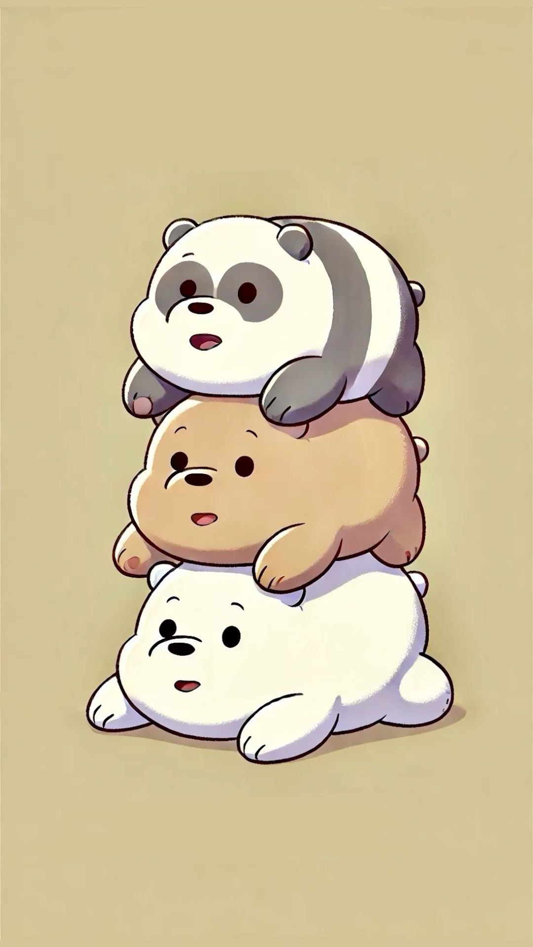 stylish cute wallpapers We Bare Bears collection