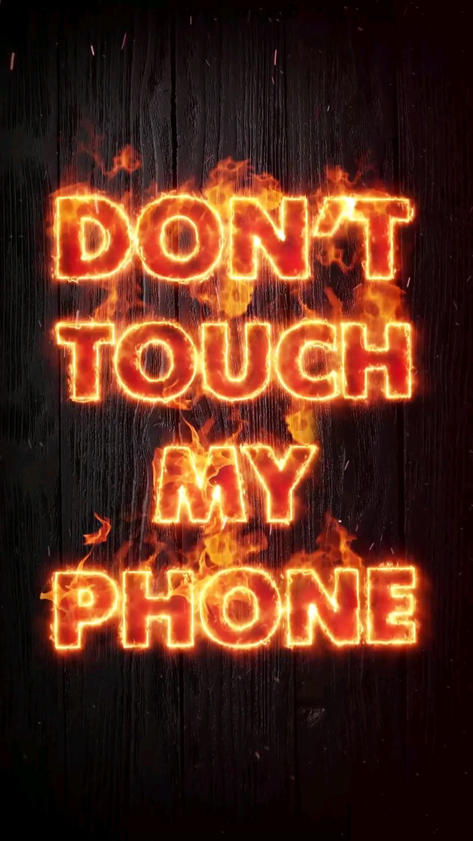 stylish don't touch my phone background images