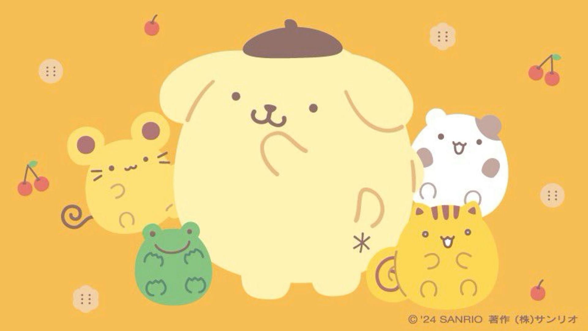 stylish Pompompurin phone wallpapers