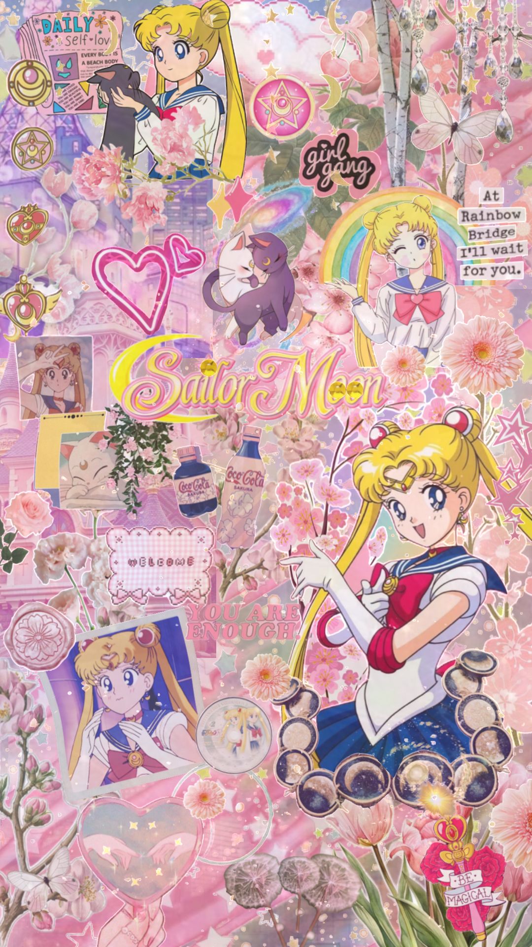 stylish Sailor Moon cute wallpapers designs