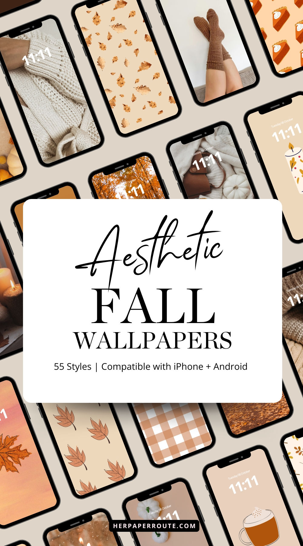 sweet and cozy October wallpapers