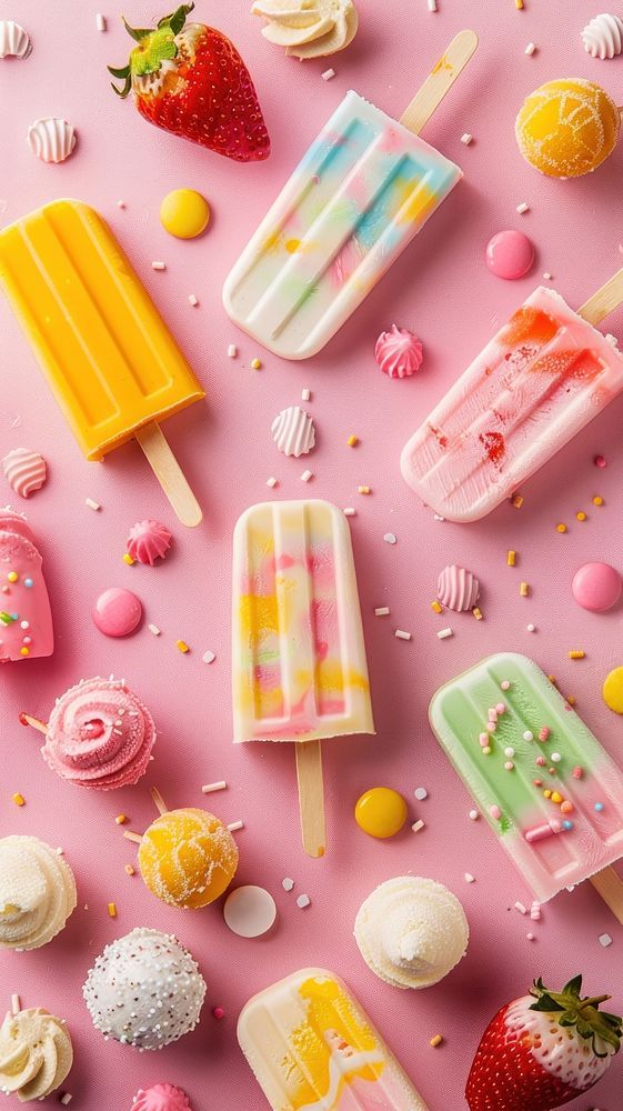 sweet ice cream-themed wallpapers