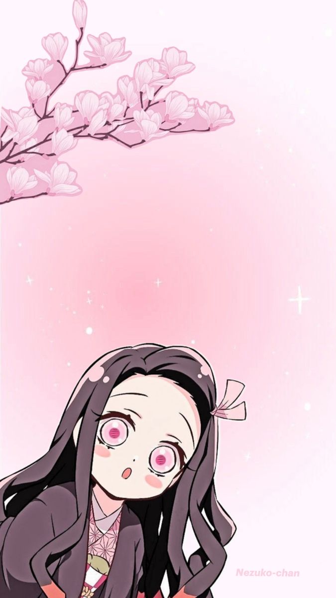 trendy anime girl Nezuko backgrounds