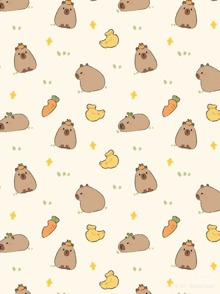 trendy capybara wallpapers