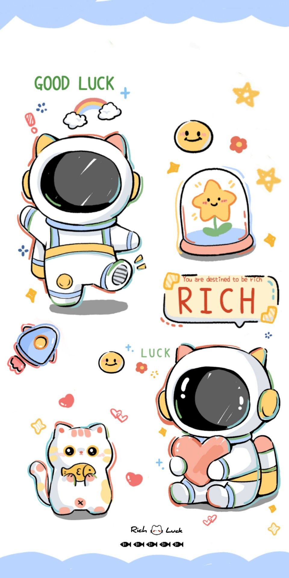 trendy cute astronaut wallpaper styles