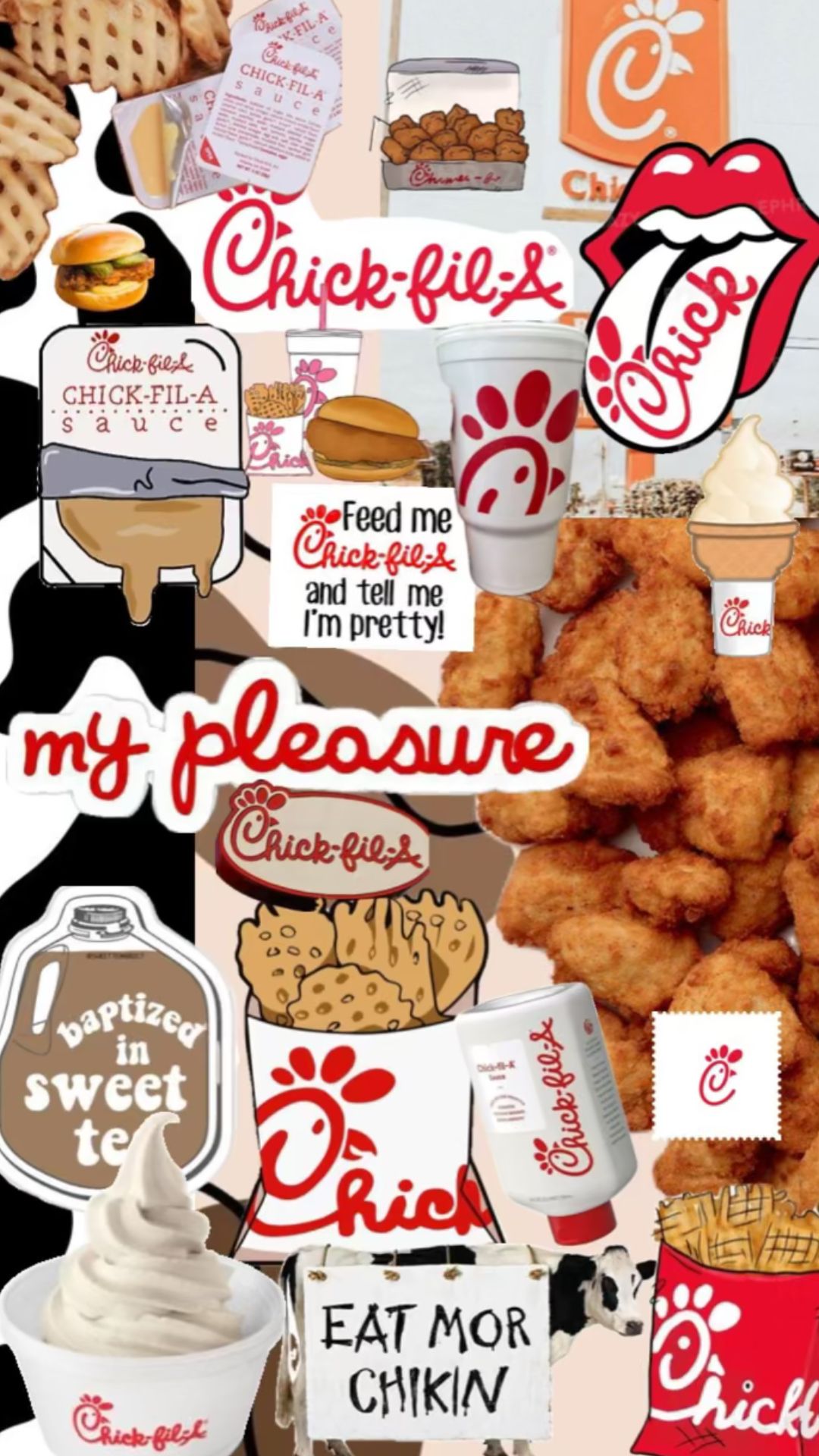 trendy cute Chick-fil-A wallpapers