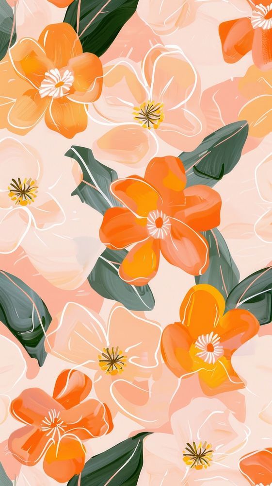 trendy cute orange wallpapers for tablets.