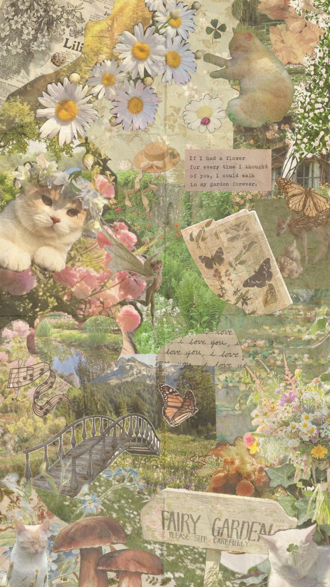 unique cute cottagecore themed wallpapers