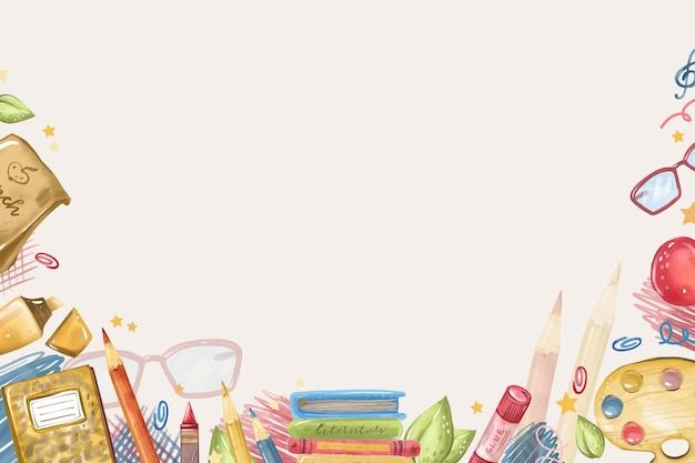 vibrant cute back to school wallpapers