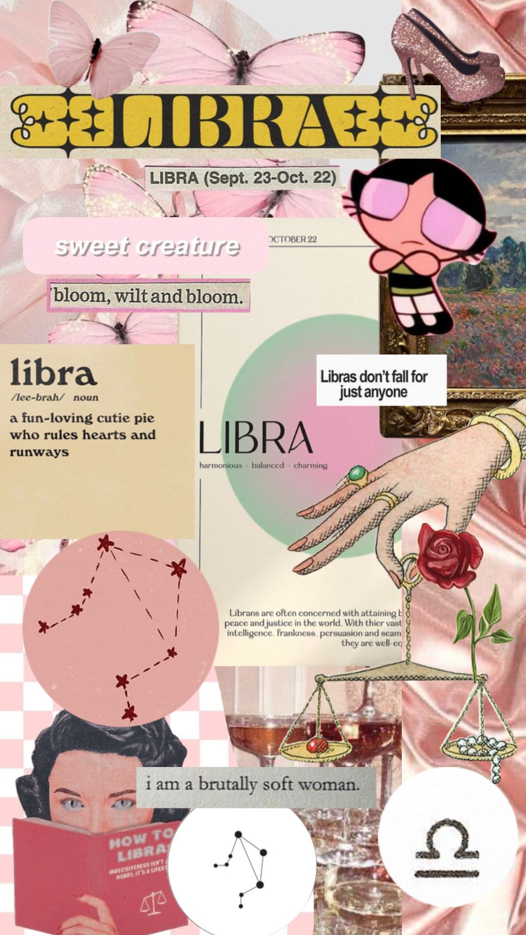 vibrant cute Libra backgrounds