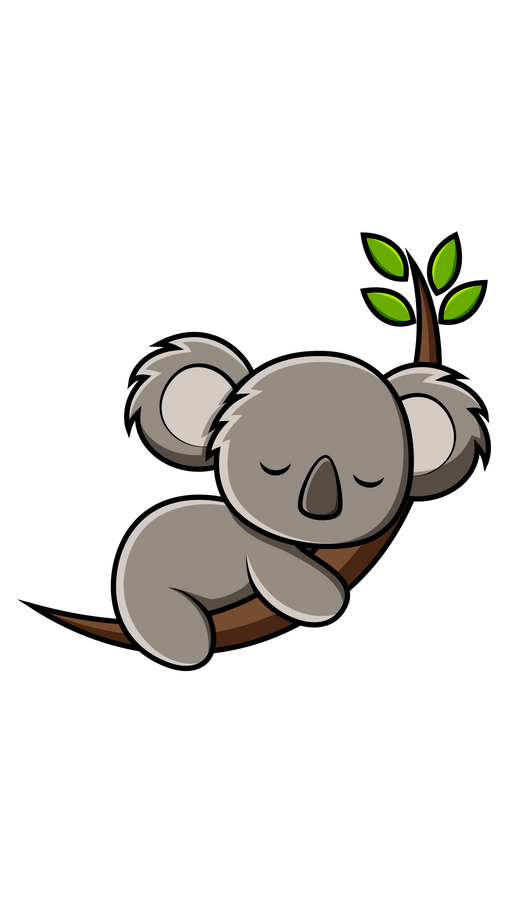 whimsical cute koala wallpapers for kids.