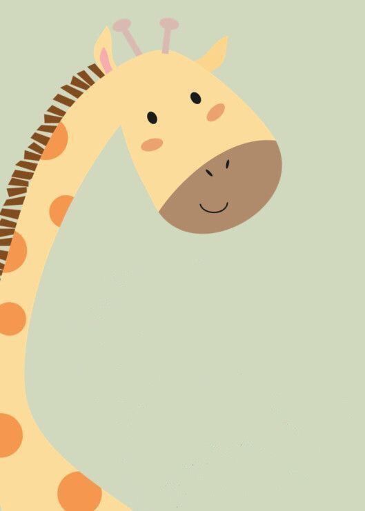 whimsical giraffe illustrations