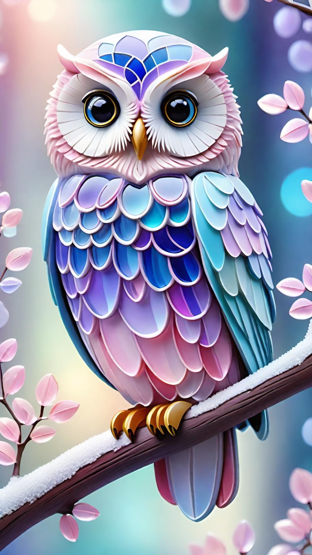 whimsical owl theme wallpapers