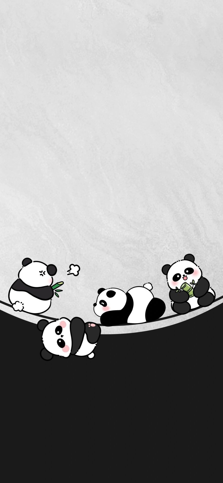 whimsical panda wall art