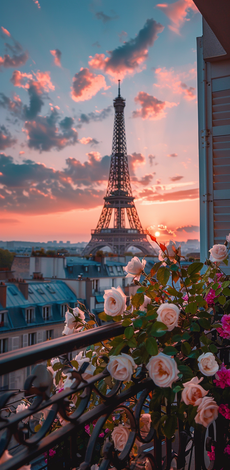 whimsical Paris wallpapers for devices