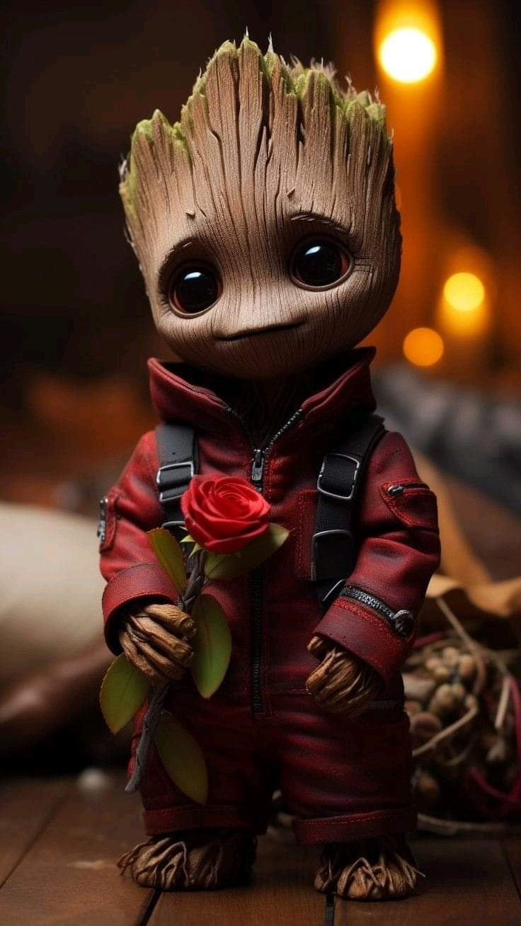 Stunning designs of adorable cute Groot wallpapers for your devices