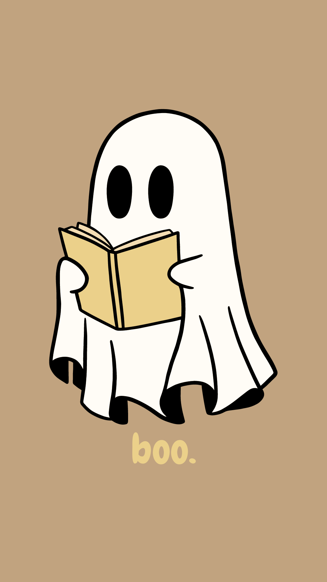 Perfect cute ghost wallpapers to add charm to your device background