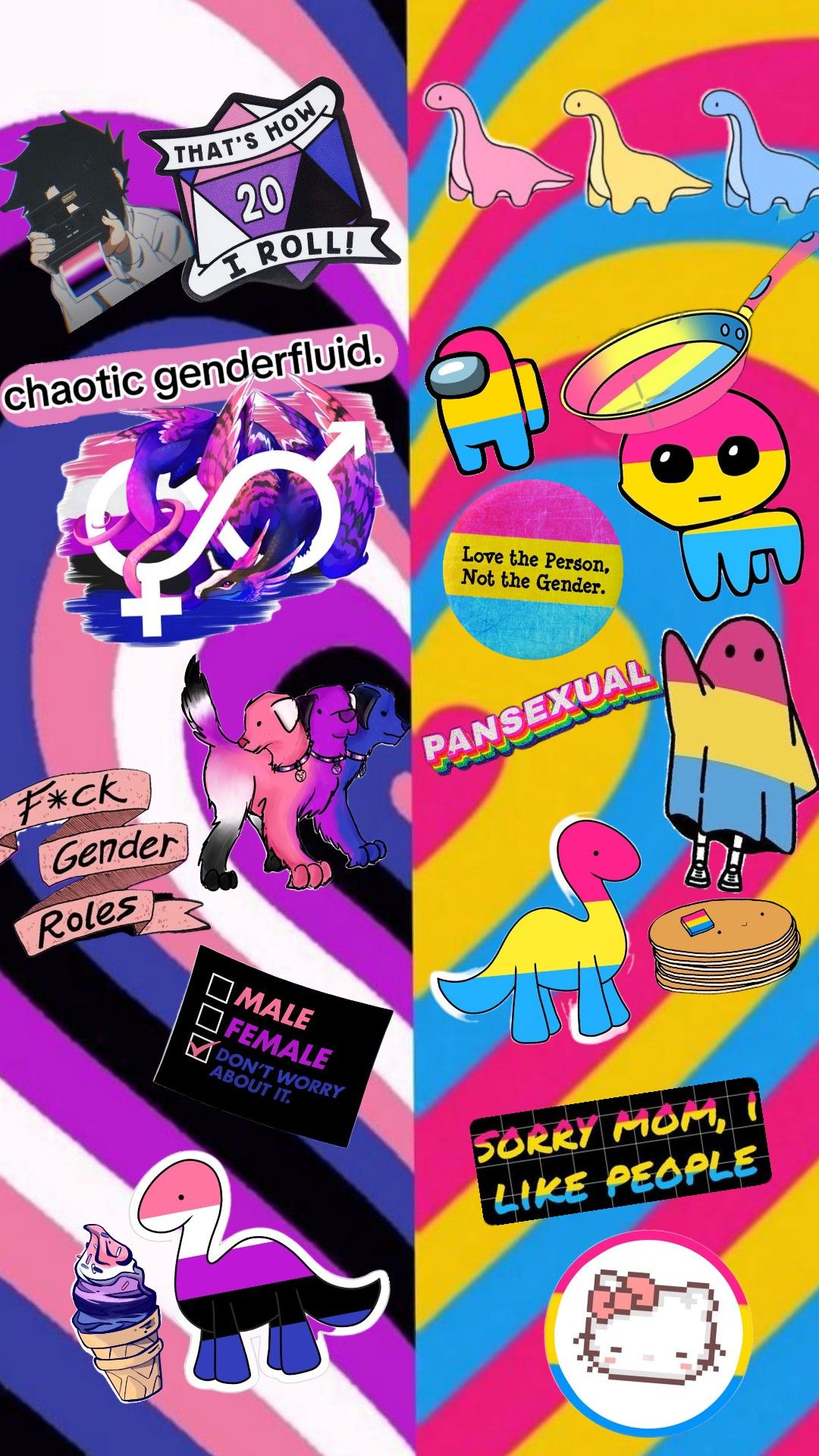 Cute Pansexual wallpapers that creatively express your vibrant identity