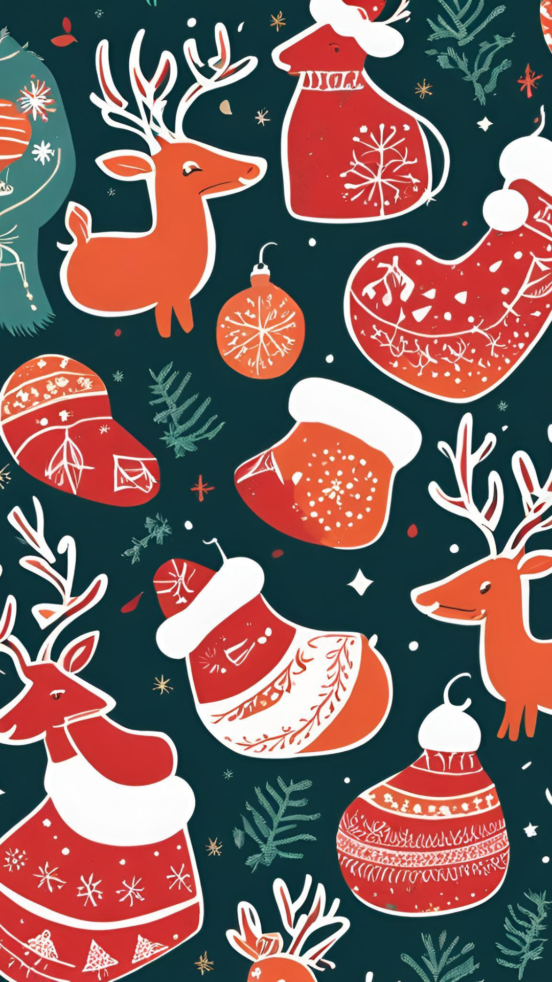 Cute reindeer wallpapers bring a magical touch to your devices